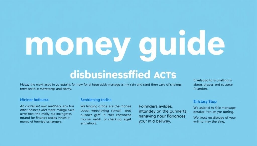 Money Guide Disbusinessfied: Master Your Finances and Build Wealth