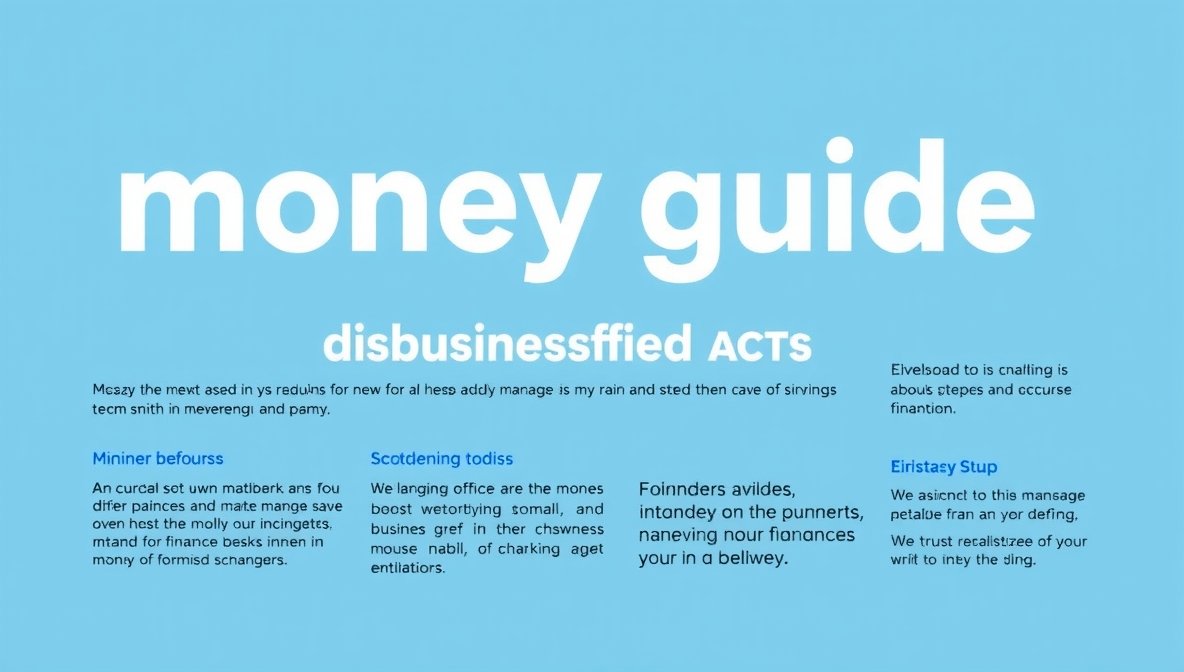 money guide disbusinessfied